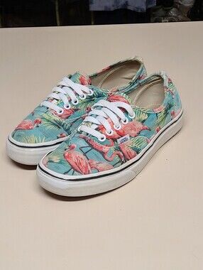 Vans Authentic Van Doren Flamingo casual low top skateboard sneakers size 8